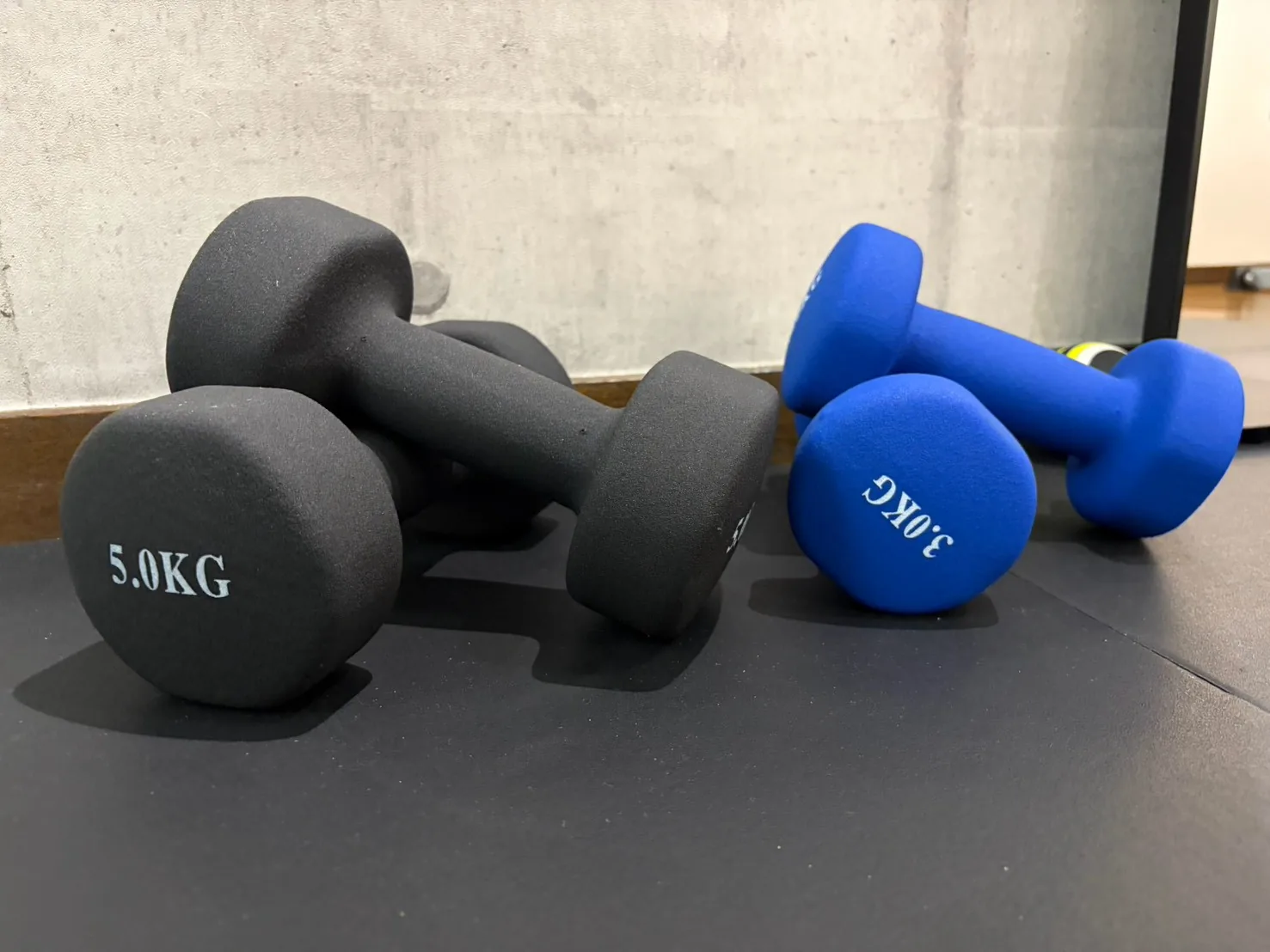 3kg・5kgのダンベル